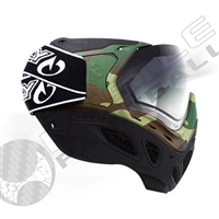 Sly Equipment Profit Paintball Mask - Woodland Camo