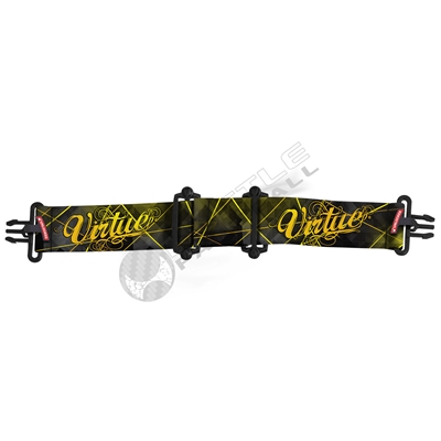 Virtue Paintball VIO Goggle Strap - Script Yellow