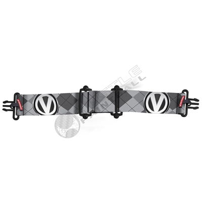 Virtue Paintball VIO Goggle Strap - Argyle Grey