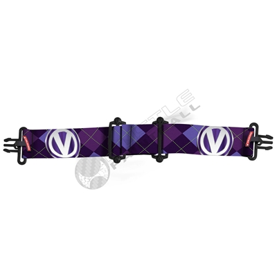 Virtue Paintball VIO Goggle Strap - Argyle Purple