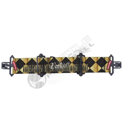 Virtue Paintball VIO Contour Google Strap - Argyle Bullet Gold