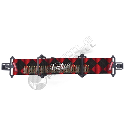 Virtue Paintball VIO Contour Google Strap - Argyle Bullet Red