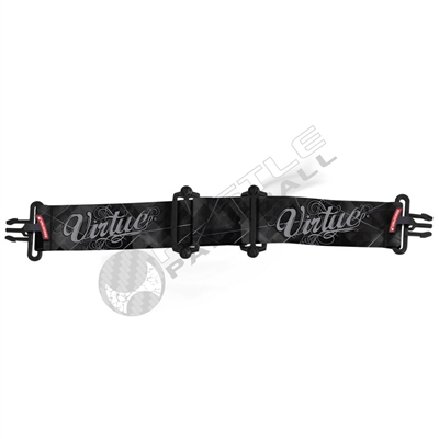 Virtue Paintball VIO Contour Google Strap - Stock - Script Charcoal