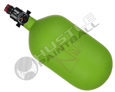 Ninja Paintball 68 cu 4500 psi "SL2" Carbon Fiber HPA Tank - Lime (Cerakote Finish)