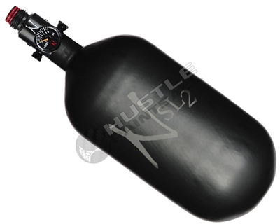 Ninja Paintball 77 cu 4500 psi "SL2" Carbon Fiber HPA Tank - Matte Black (Cerakote Finish)