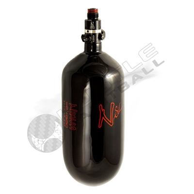 Ninja Paintball 90 cu 4500 psi ''SL'' Carbon Fiber HPA Tank - Super Light - Black