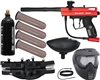 Kingman Spyder Victor Epic Paintball Gun Package - Gloss Red