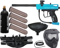 Kingman Spyder Victor Epic Paintball Marker Package - Gloss Teal