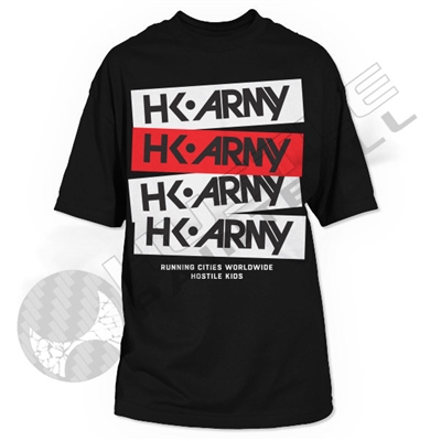 HK Army T-Shirt - Posted - Black