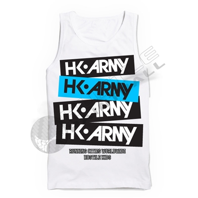 HK Army Tank Top - Posted - White