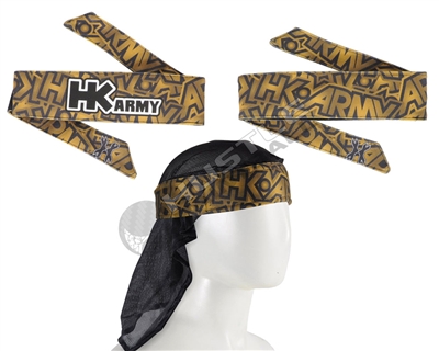 HK Army Headband/Headwrap - Radical - Gold