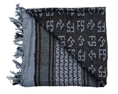 First Strike Shemagh Headwrap - Grey/Black