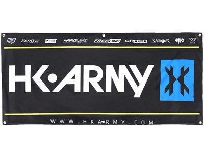 HK Army Paintball Banner - Typeface - 60" x 33"