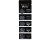 Nightkonic Lithium Battery - 3V CR2032 (5 Pack)