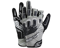 HK Army Paintball Half Finger Gloves - Hardline Armored - Graphite