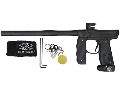 Empire Paintball Marker - Mini GS w/ 2 Piece Barrel - Dust Black/Dust Black