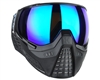 HK Army KLR Thermal Paintball Mask - Onyx w/ Arctic Blue Lens