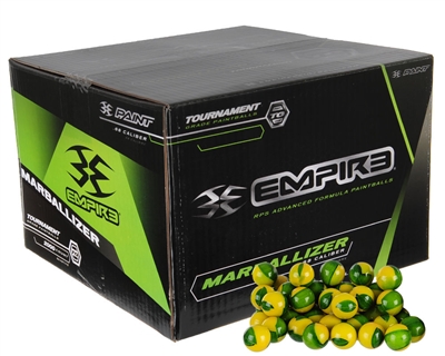 Empire Marballizer Tournament Grade Paintballs - Case of 500 - Green Fill