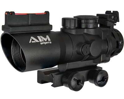 Aim Sports Sight - Prismatic Series - 4X32mm w/ Tri-Illumination & Arrow Reticle (JTAPO432G)