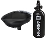 HK Army Paintball 48 cu 3000 psi Aluminum HPA Tank w/ HK Army Pinokio Speed Paintball Hopper