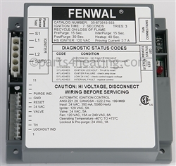 Fenwal 35-673915-553 Ignition Control 24 VAC Proven HSI W/Blower Relay