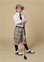 Children's Turnberry Plaid Golf Knickers