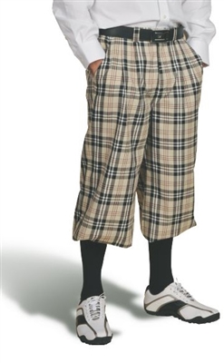 Men's Turnberry Plaid Golf Knickers