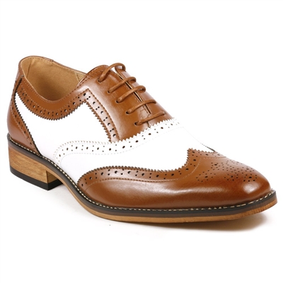 Mens Kings Oxford Wingtip Dress Golf Shoes