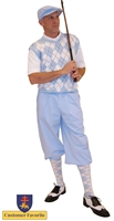 Carolina Blue Knickers and Cap with Argyle Sweater and Socks