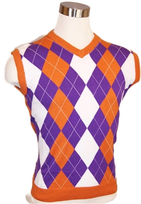 Men's Argyle Golf Sweater Vest