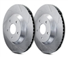 FRONT PAIR - Slotted Rotors With Gray ZRC Coating - T5464