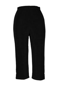 Capri pant - black  - acetate/spandex