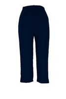 Capri pant - navy - acetate/spandex