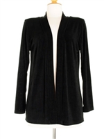 Long sleeve  jacket - black - acetate/spandex