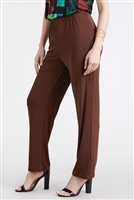 Pants - brown  - polyester/spandex
