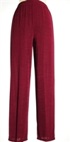 Pants - burgundy - polyester/spandex