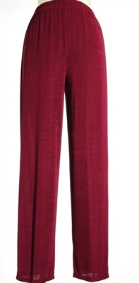 Pants - burgundy - polyester/spandex