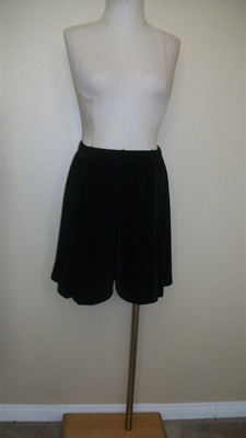 Black shorts - acetate/spandex