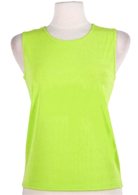 Tank top - lime  - polyester/spandex