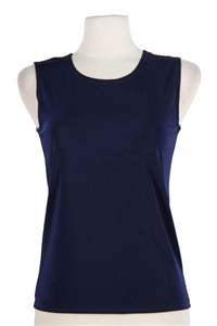 Tank top - navy - polyester/spandex