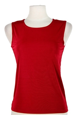 Tank top - red - polyester/spandex
