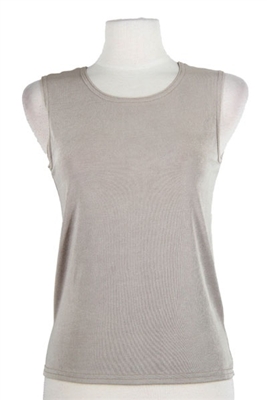 Tank top - taupe - polyester/spandex