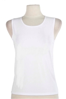 Tank top - white - polyester/spandex