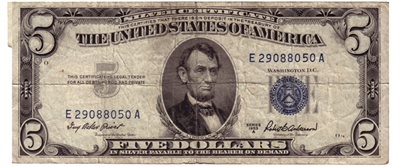 blue seal silver certificate