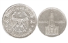 nazi party anniversary commemorative coins