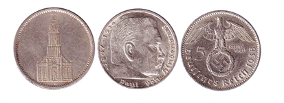 german 5 mark type set