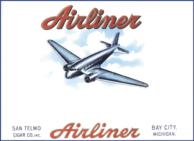 airliner cigar label