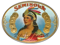 seminola cigar box label