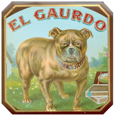 el gaurdo cigar box label