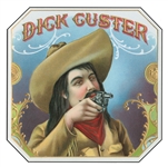dick custer cigar box label